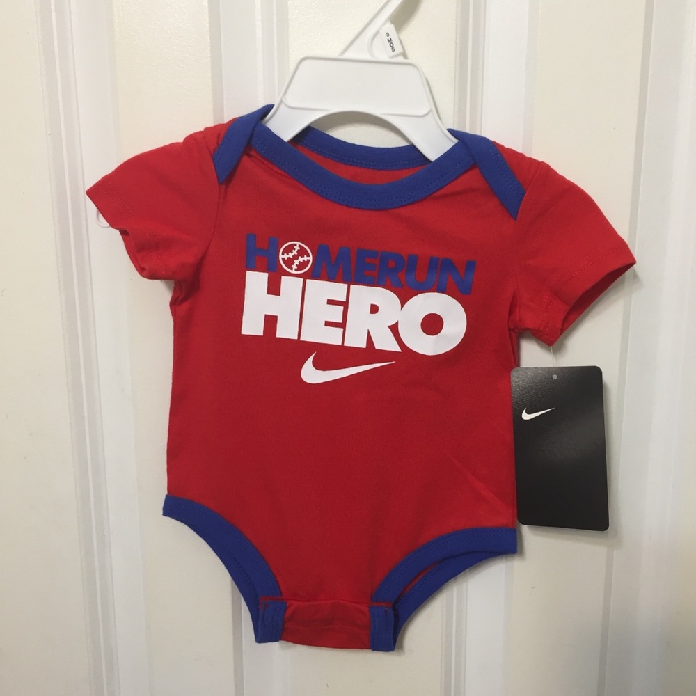 Baby Baseball Shirt Jersey NWT Nike Red Cubs Sport